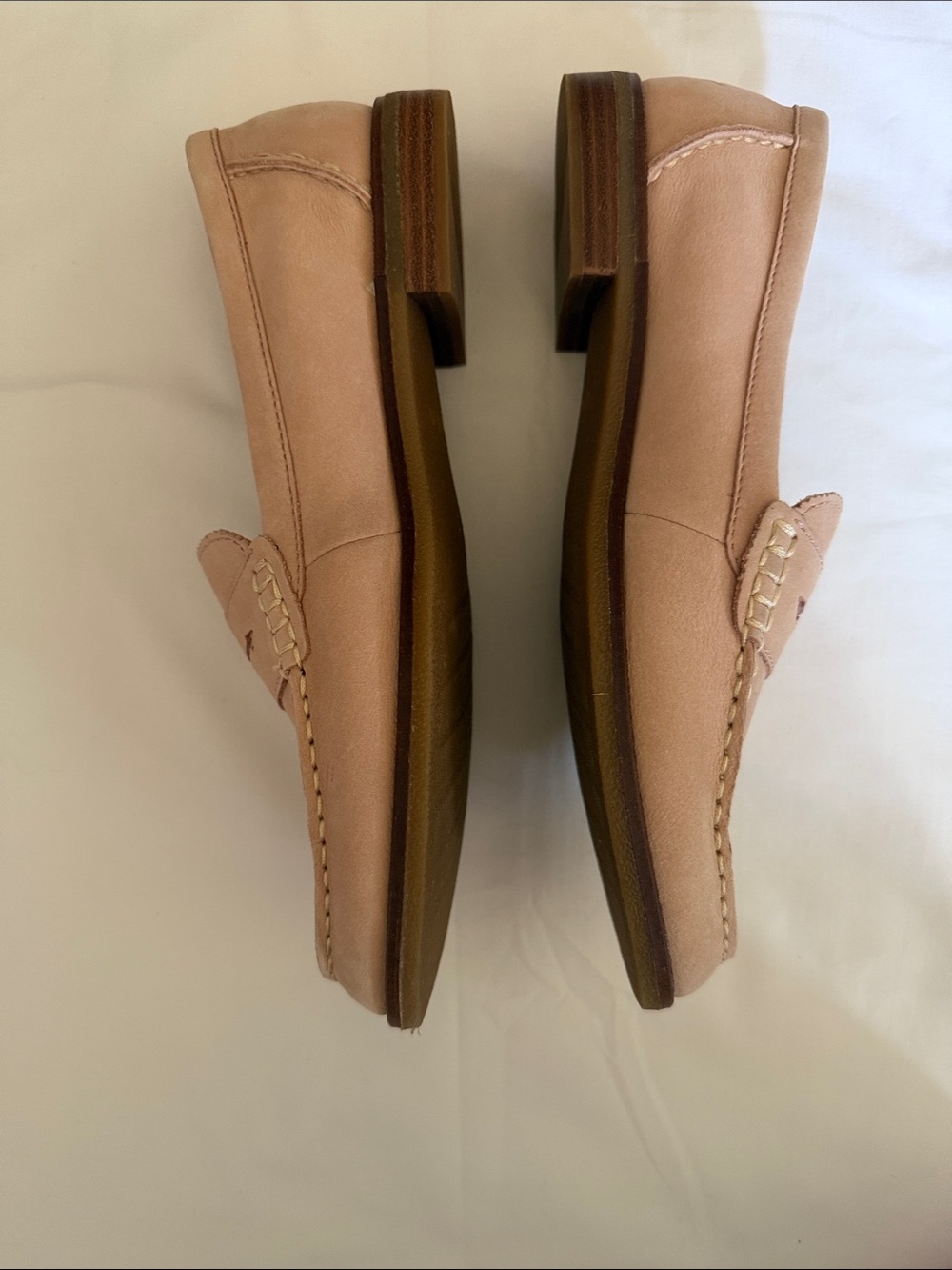 Sperry Women’s Slip-On Penny Loafers in Light Beige - Picture 3 of 7